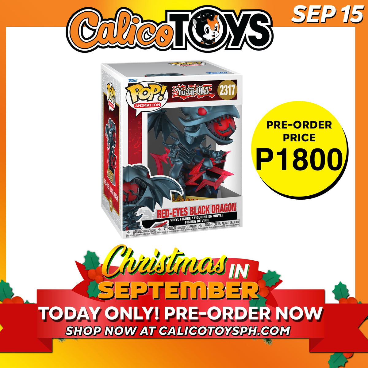 POP! Premium: Yu-Gi-Oh! - Red-Eyes Black Dragon #2317