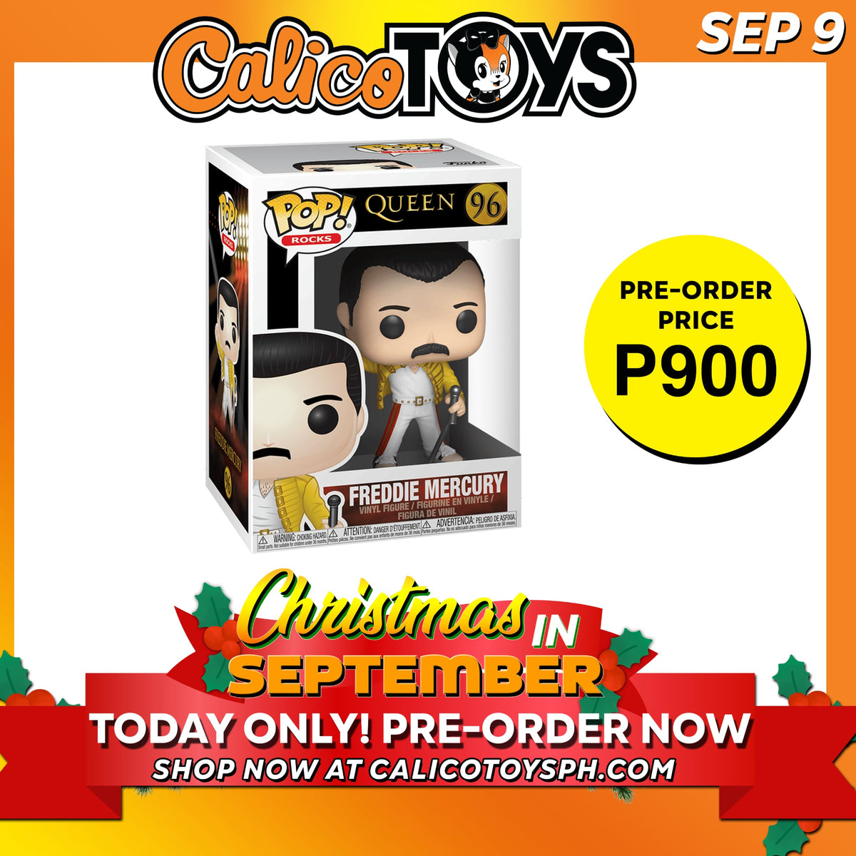 Funko POP! Rocks: Queen - Freddie Mercury #96