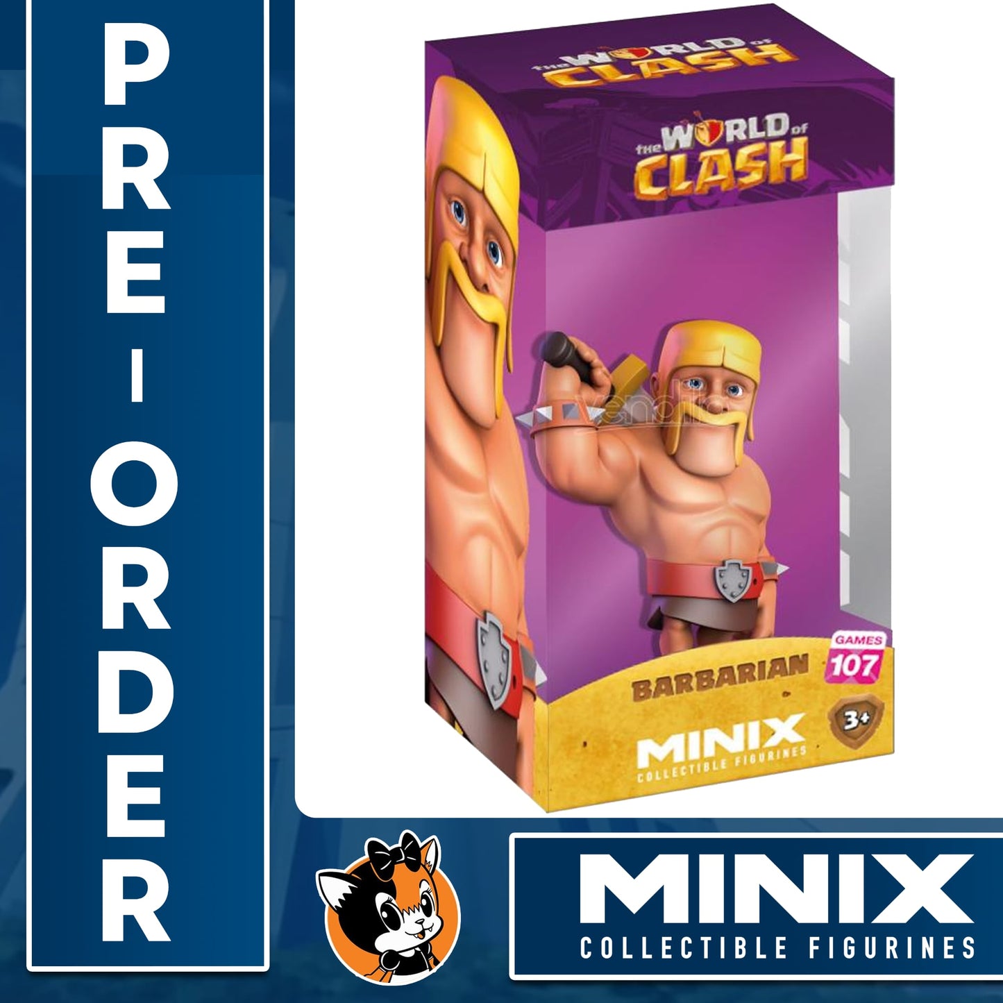 Minix Videogames - World of Clash - Barbarian 107