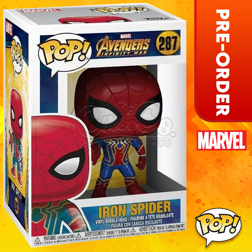 PRE ORDER Funko Pop Avengers Infinity War Iron Spider CaliCo Toys