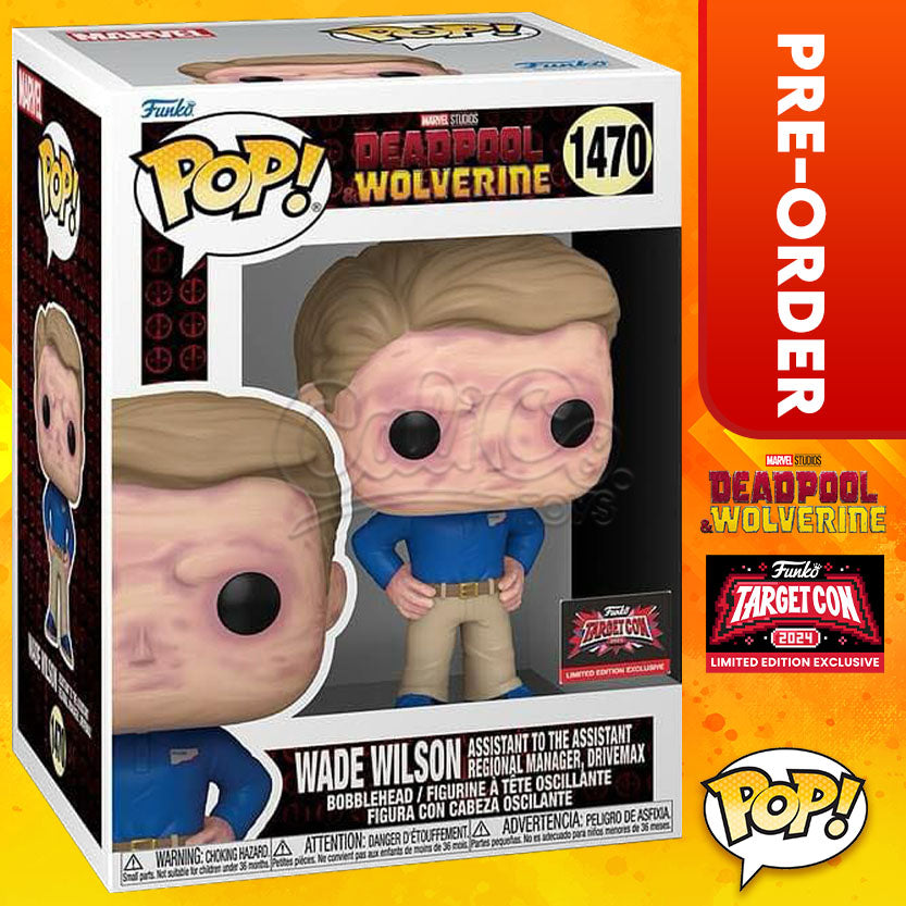 PRE-ORDER - Funko POP! Marvel: Deadpool & Wolverine - Wade Wilson Assistant to the Assistant Regional Manager, Drivemax (Target Con Exclusive) #1470