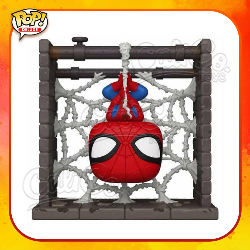 Funko POP! Deluxe Marvel: Spider-Man - Spider-Man Upside Down 6 Inch (Target Con Exclusive) #1462