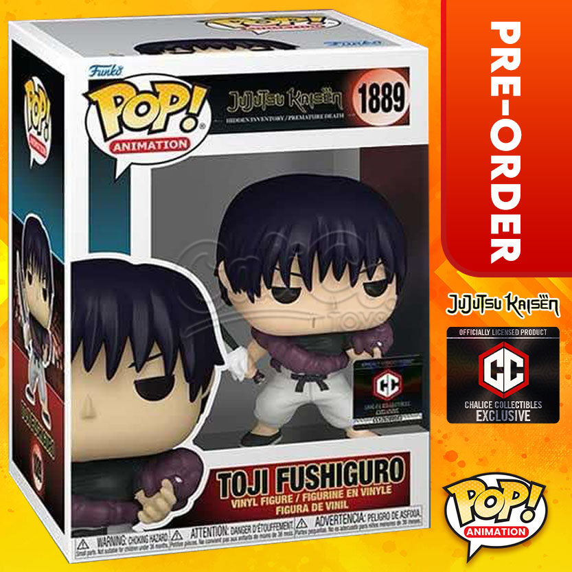 Funko POP! Animation: Jujutsu Kaisen - Toji Fushiguro (Chalice Collectibles Exclusive) #1889