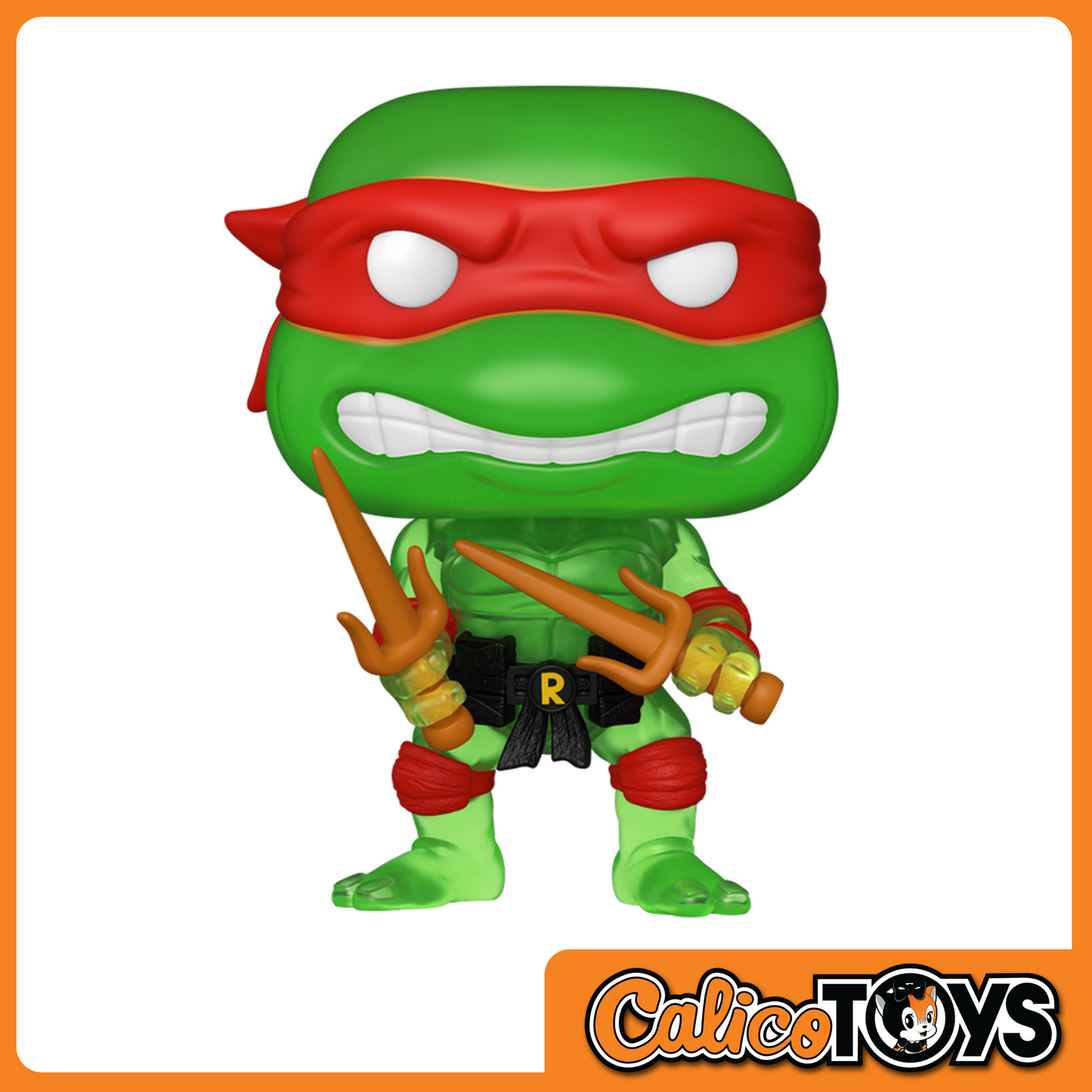 Funko POP! Television: Teenage Mutant Ninja Turtles - Raphael Translucent Green (Funko Shop Exclusive) #1703