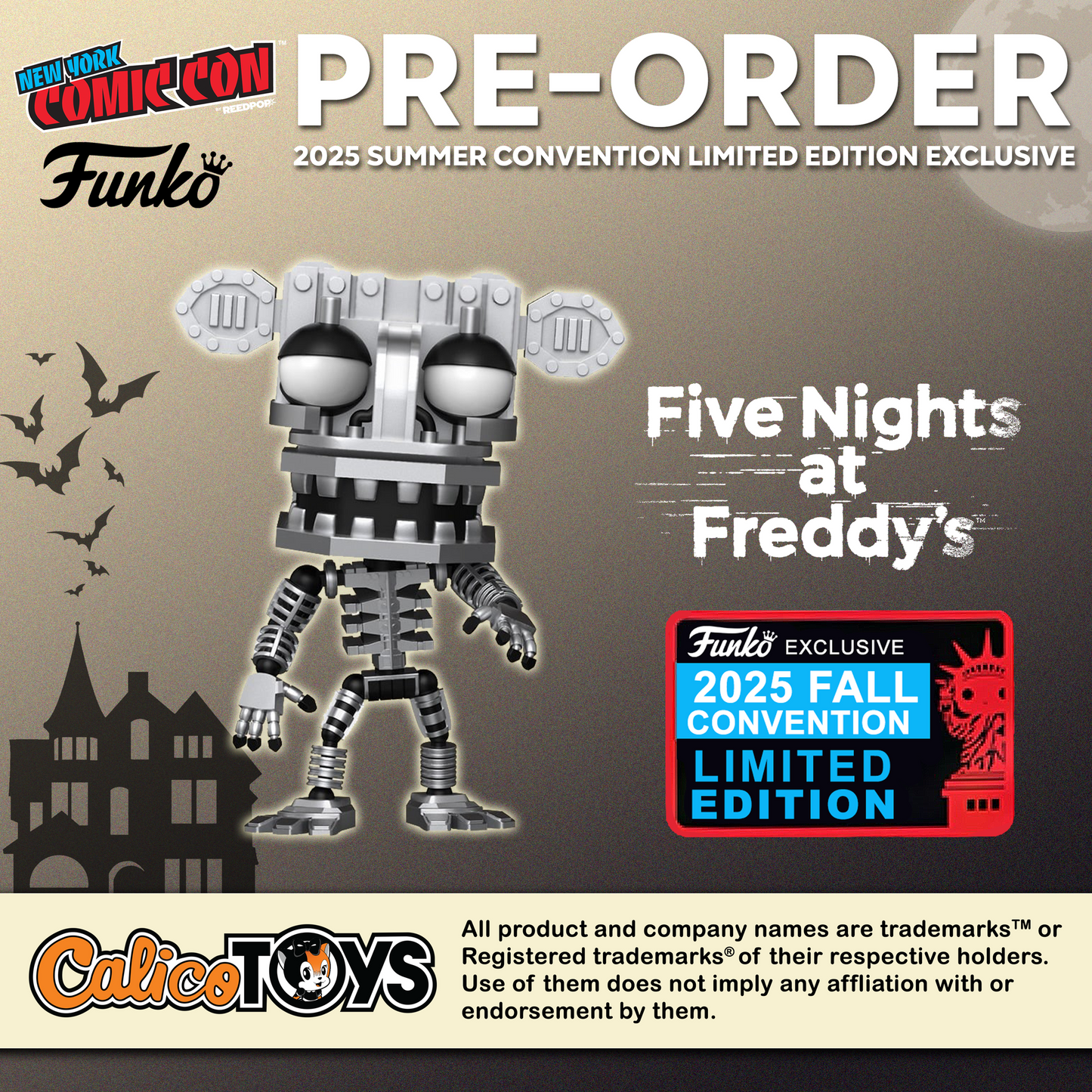 POP! Games: Five Nights at Freddy's - Endo-02 (2025 Fall Convention Exclusive)