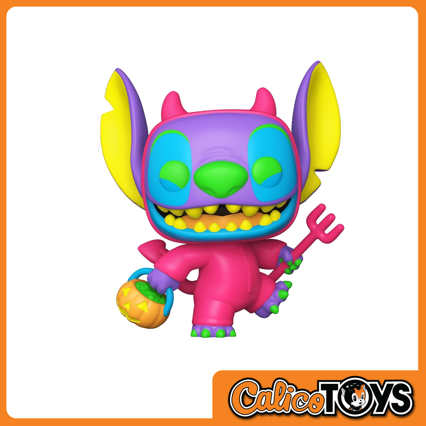 POP! Disney: Lilo and Stitch - Devilish Stitch Blacklight CHASE (Entertainment Earth Exclusive) #1701
