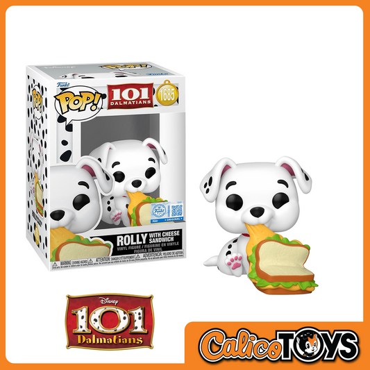 POP! Disney: 101 Dalmatians - Rolly w/ Cheese Sandwich (Funko Shop Exclusive) #1685