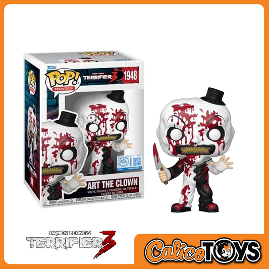 POP! Movies: Terrifier 3 - Art the Clown Bloody (Entertainment Earth Exclusive) #1948