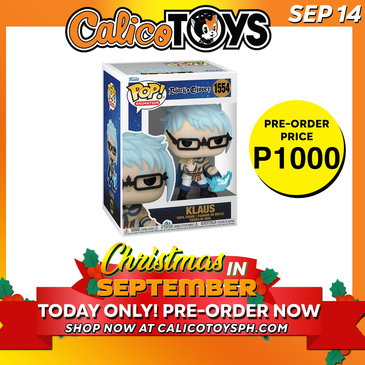 POP! Animation: Black Clover - Klaus #1554