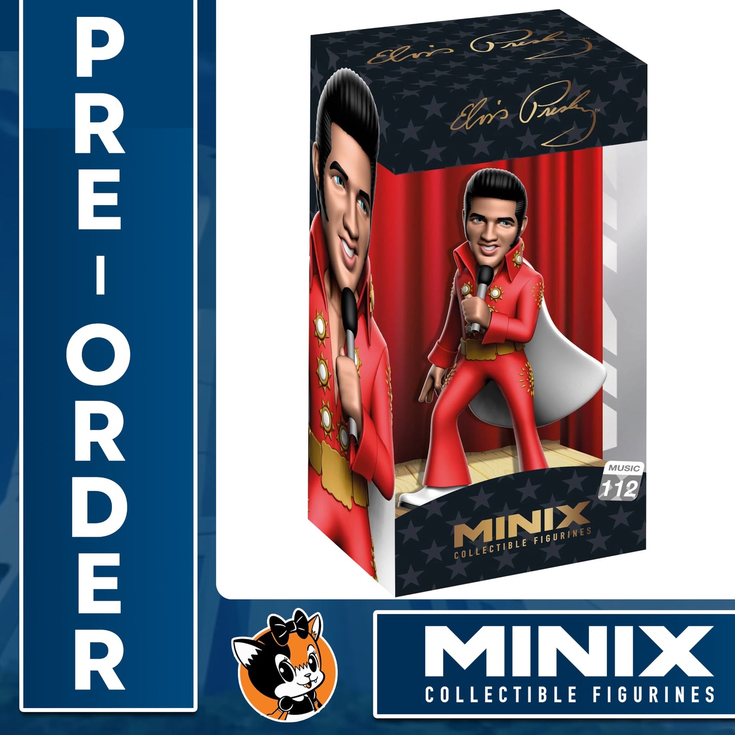 Minix Music - ELVIS - Elvis Red Suit 112