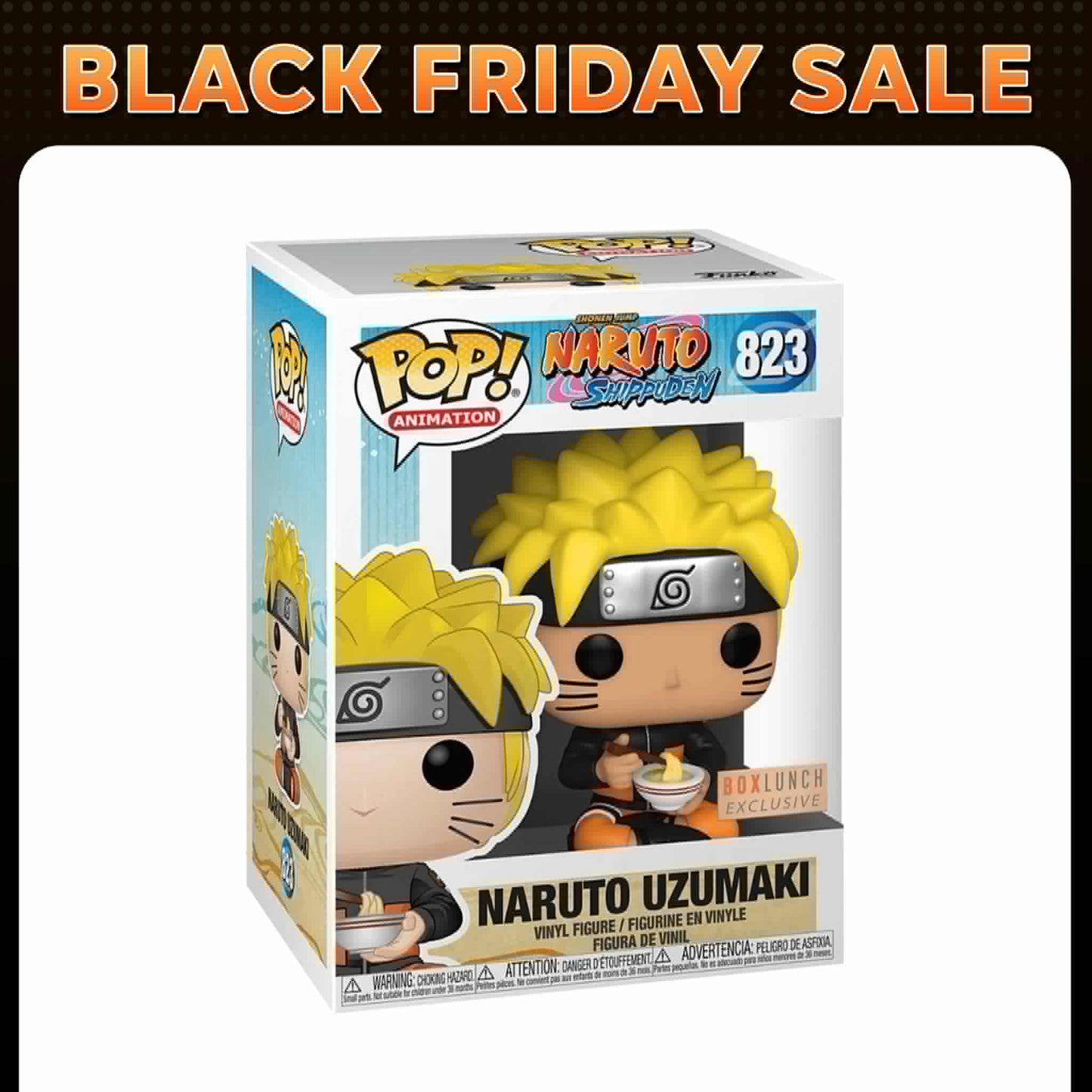 PRE ORDER - Funko POP! Animation: Naruto Shippuden - Naruto Eating Ramen (Boxlunch Exclusive)