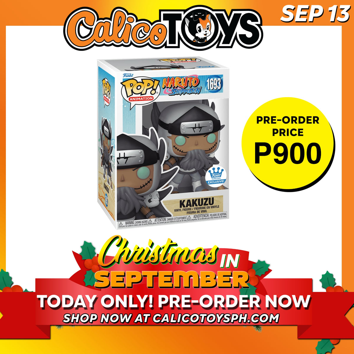 POP! Animation: Naruto Shippuden - Kakuzu (Funko Shop Exclusive) #1693
