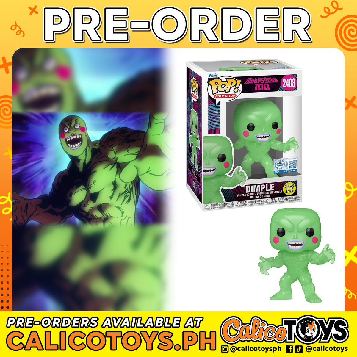 PRE-ORDER - POP! Animation: Mob Psycho 100 - Dimple GiTD #2408 (Funko Shop Exclusive)
