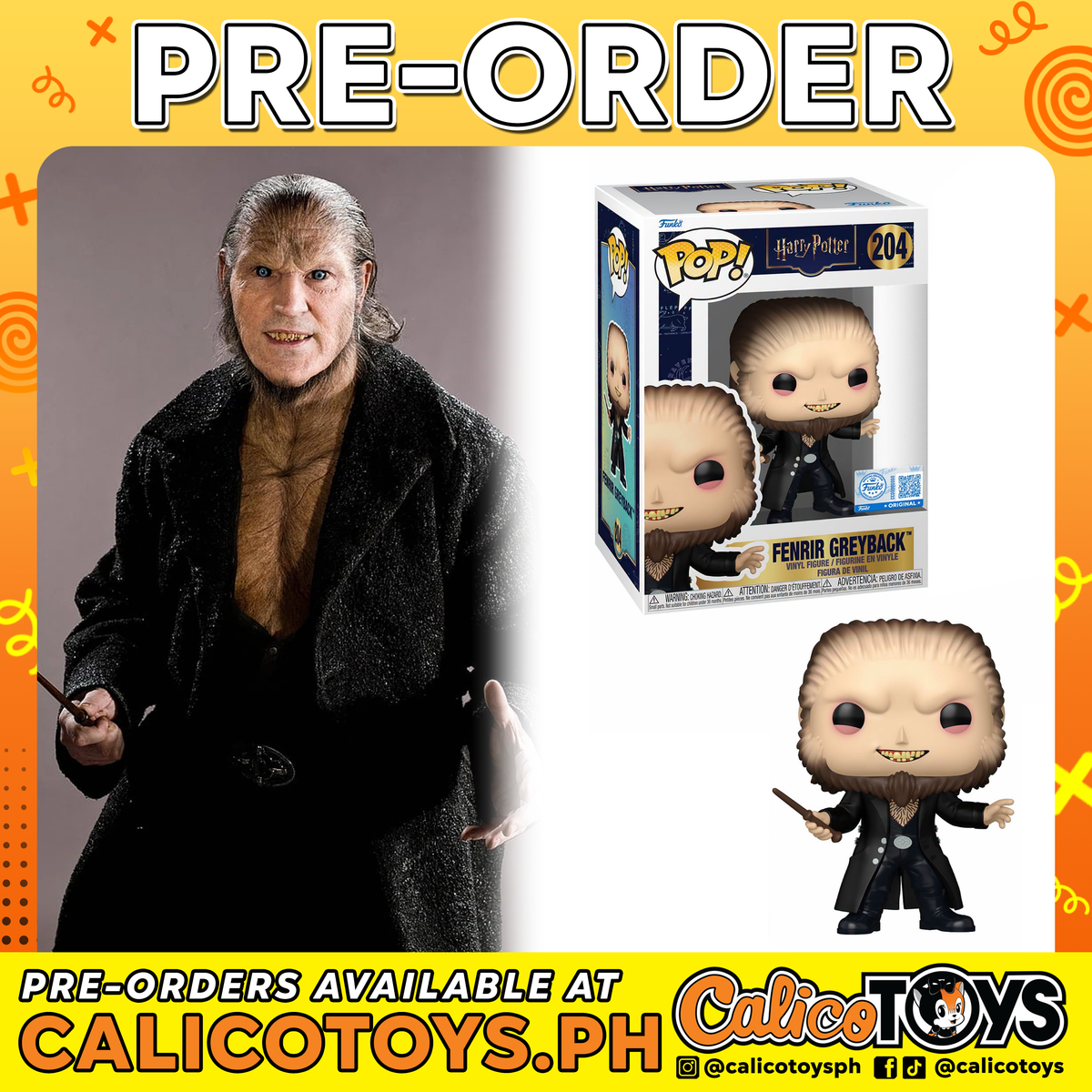 PRE-ORDER - POP! Harry Potter - Fenrir Greyback #204 (Funko Shop Exclusive)