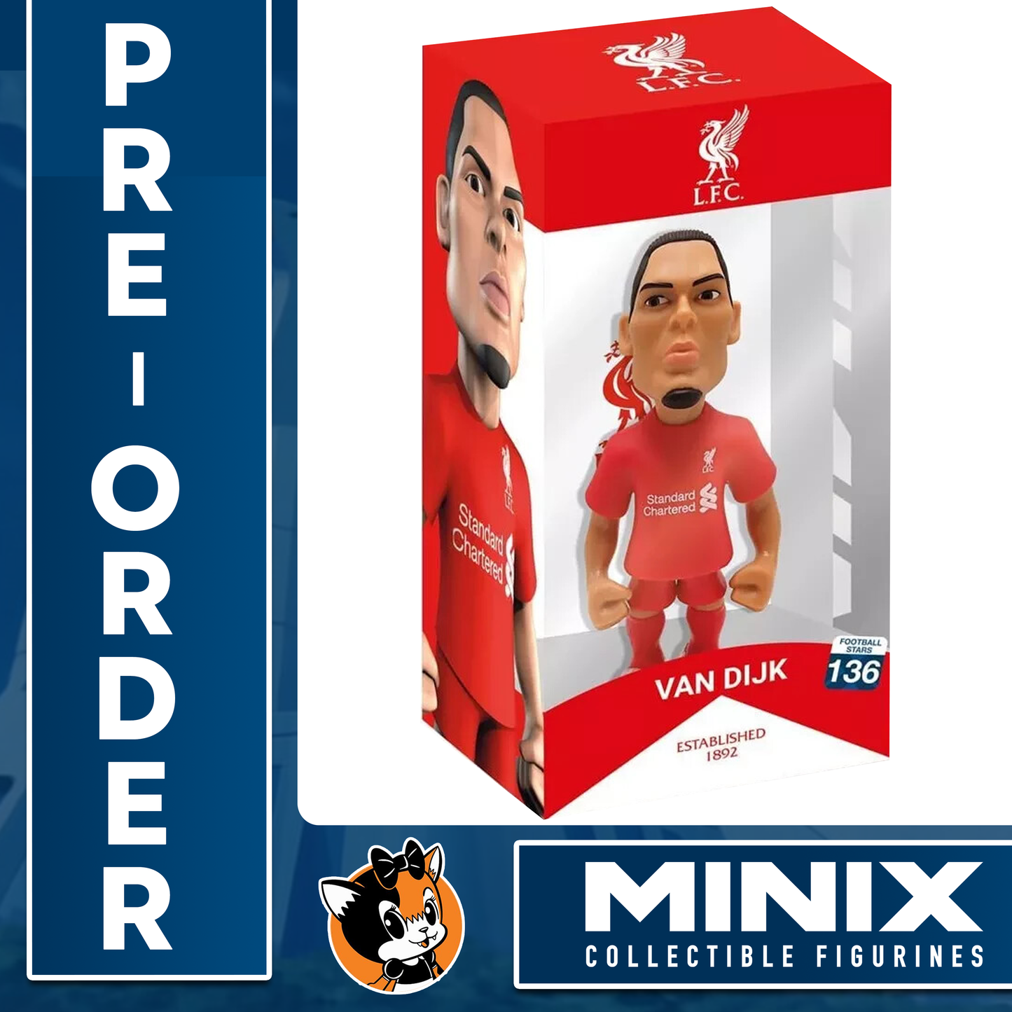 Minix Football Stars - Livepool - VAN DIJK 136
