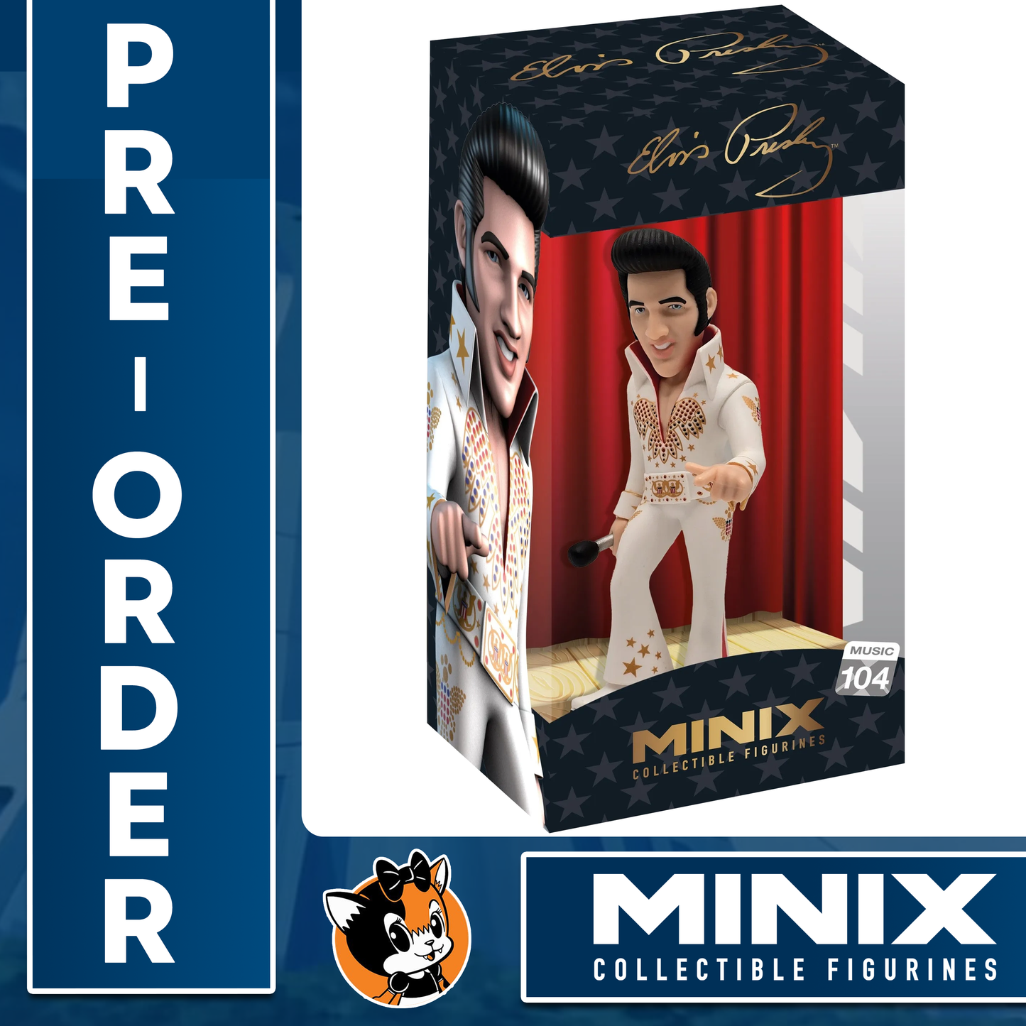 Minix Music - Elvis - Elvis White Suit 104