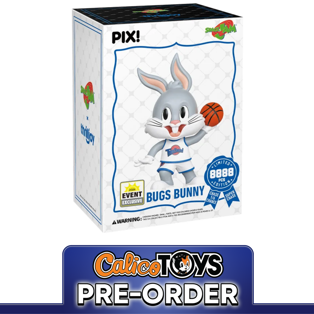 PRE-ORDER Thrilljoy PIX! Space Jam: Bugs Bunny LE8888 (2026 Summer Event Exclusive)