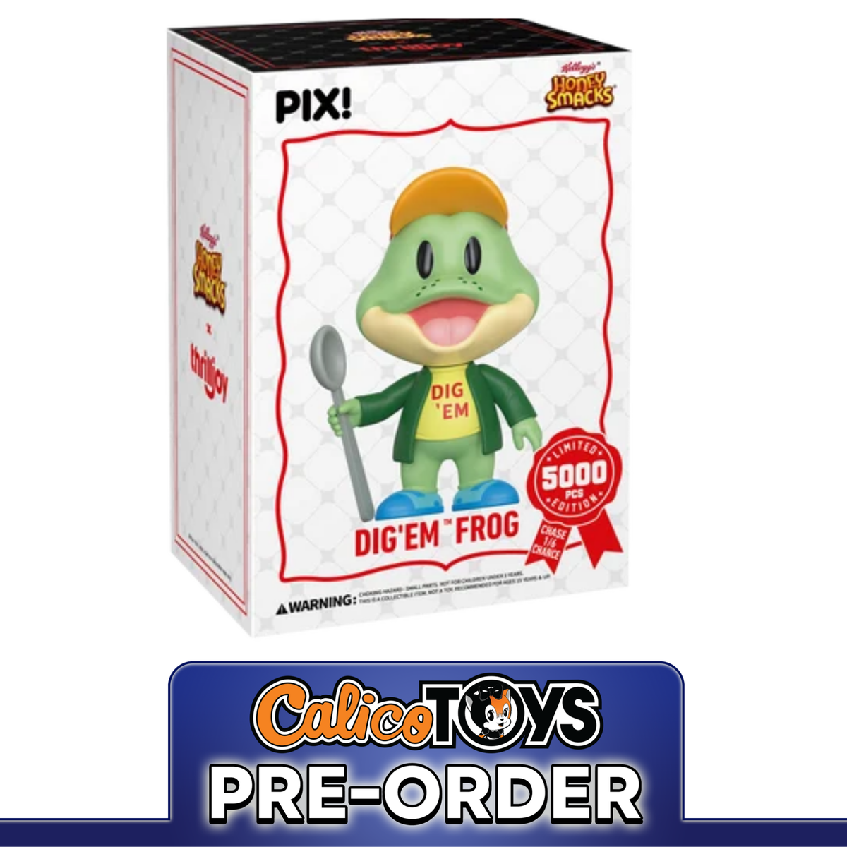 PRE-ORDER - ThrillJoy Pix! - Dig'Em Frog LE5000