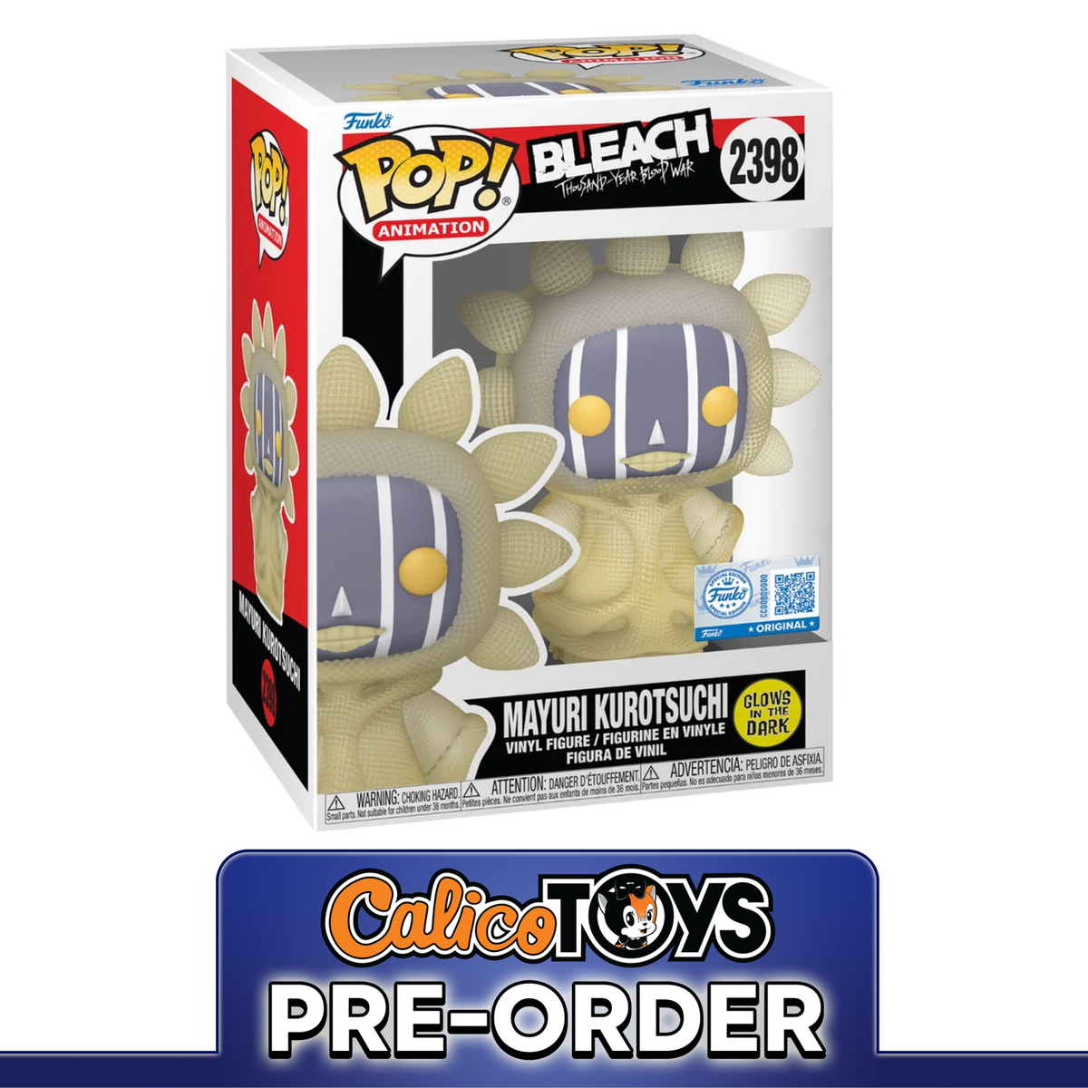 PRE ORDER - POP! Animation: Bleach - Mayuri Kurotsuchi Sunflower GiTD #2398 (Gamestop Exclusive)