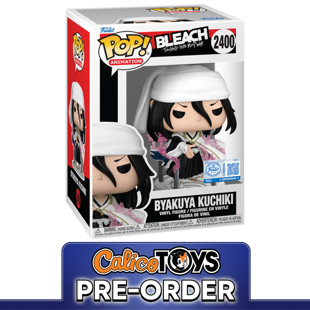 PRE ORDER Funko POP! Animation: Bleach - Byakuya Kuchiki #2400 (Crunchyroll Exclusive)
