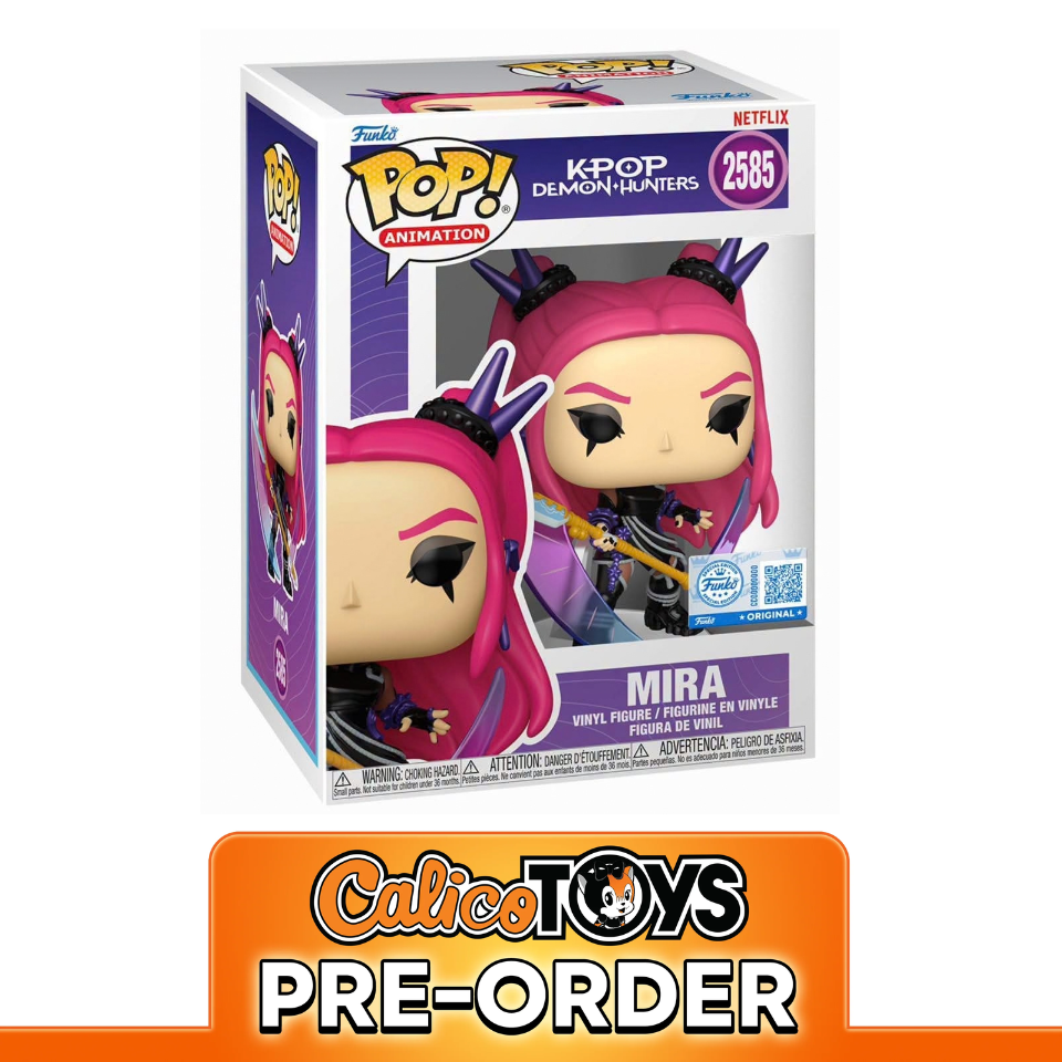 PRE ORDER Funko POP! Animation: Netflix K-Pop Demon Hunters - Mira Battle Outfit #2585 (Specialty Series Exclusive)