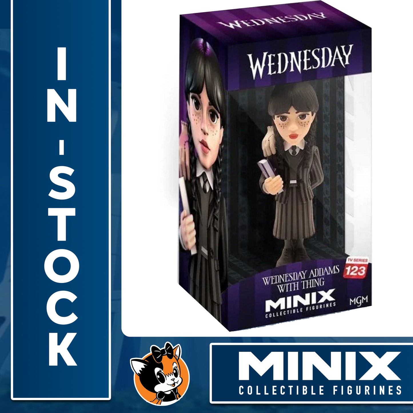 Minix TV Series - Wednesday - Wednesday Addams with Thing 123