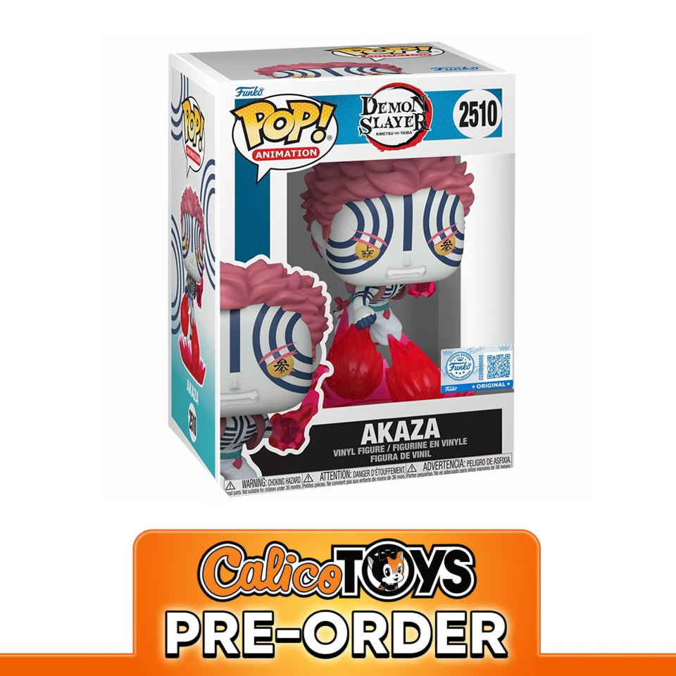 PRE ORDER Funko POP! Animation: Demon Slayer: Kimetsu no Yaiba Infinity Castle - Akaza #2510 (Walmart Exclusive)