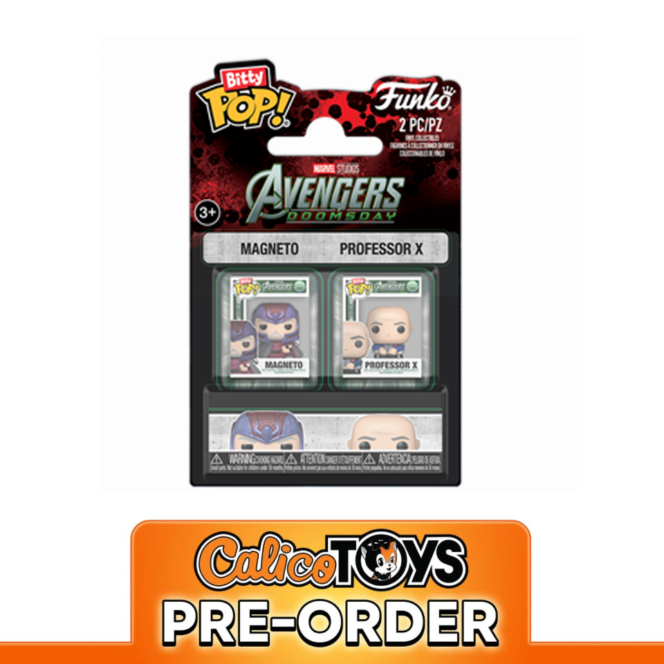 PRE ORDER Funko Bitty POP! Marvel: Avengers Doomsday - Magneto & Professor X 2-Pack