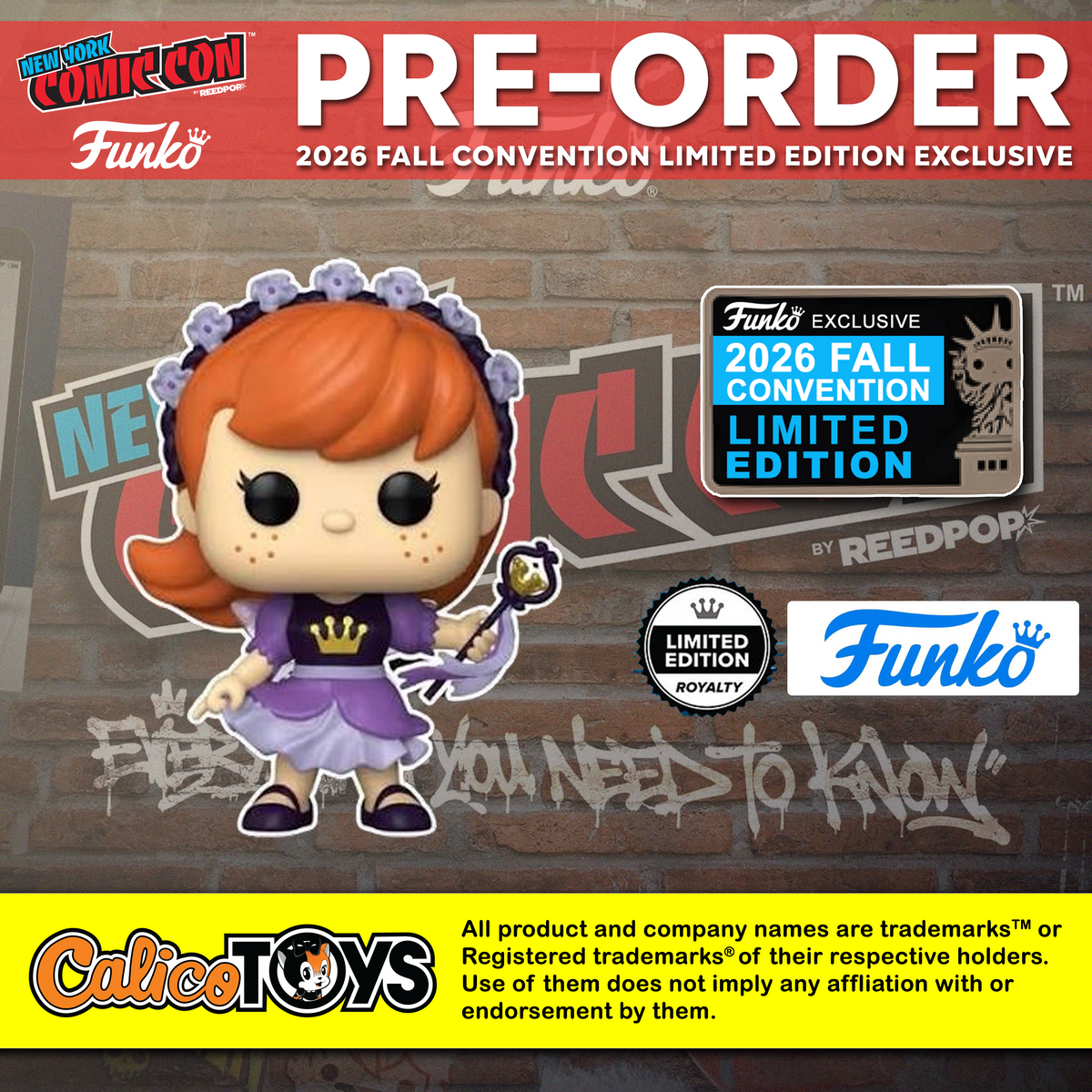 PRE ORDER Funko POP! Franny Funko as Glimmer LE3500 Royalty (2026 Fall Convention Exclusive)