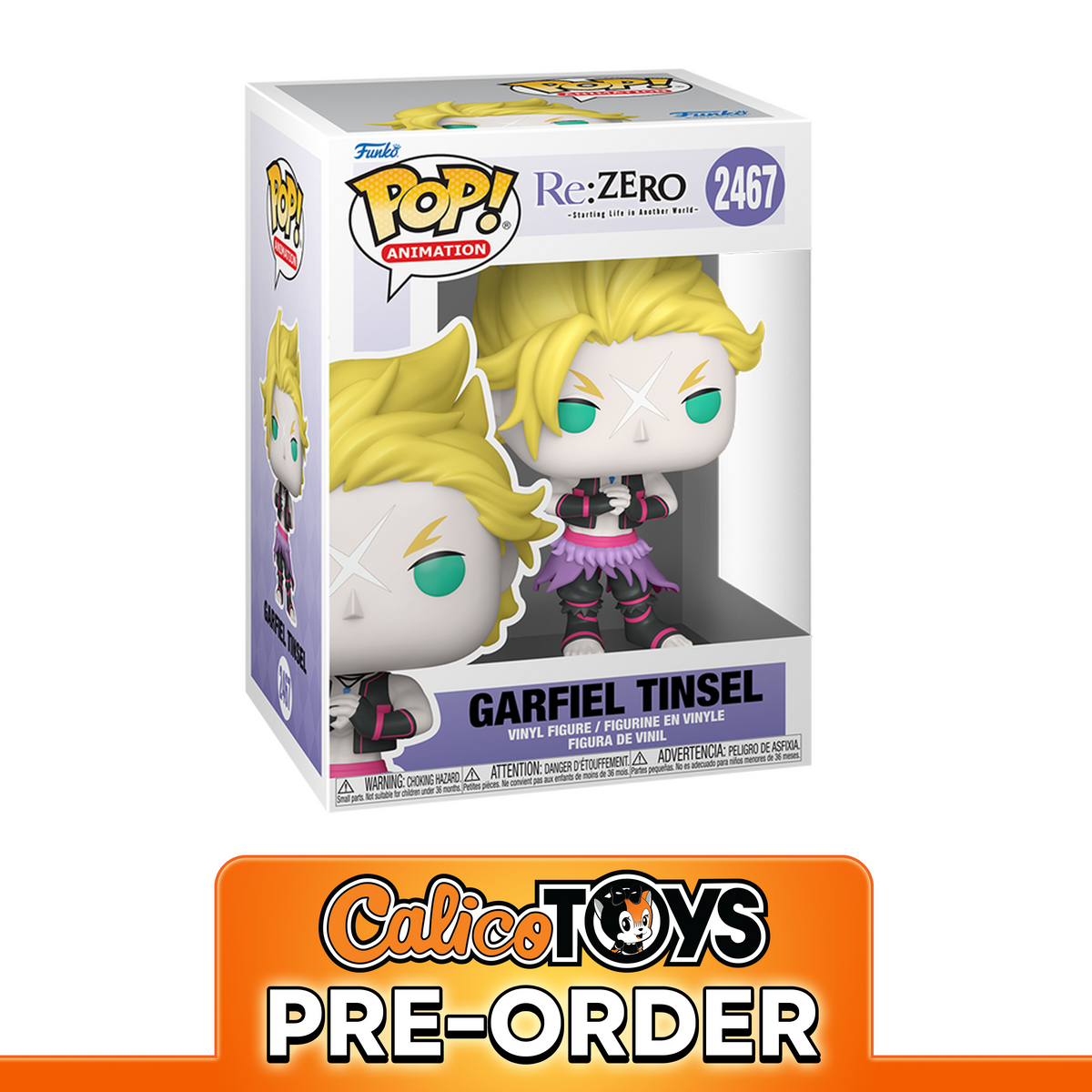 PRE-ORDER Funko POP! Animation: Re:ZERO Starting Life in Another World - Garfiel Tinsel #2467