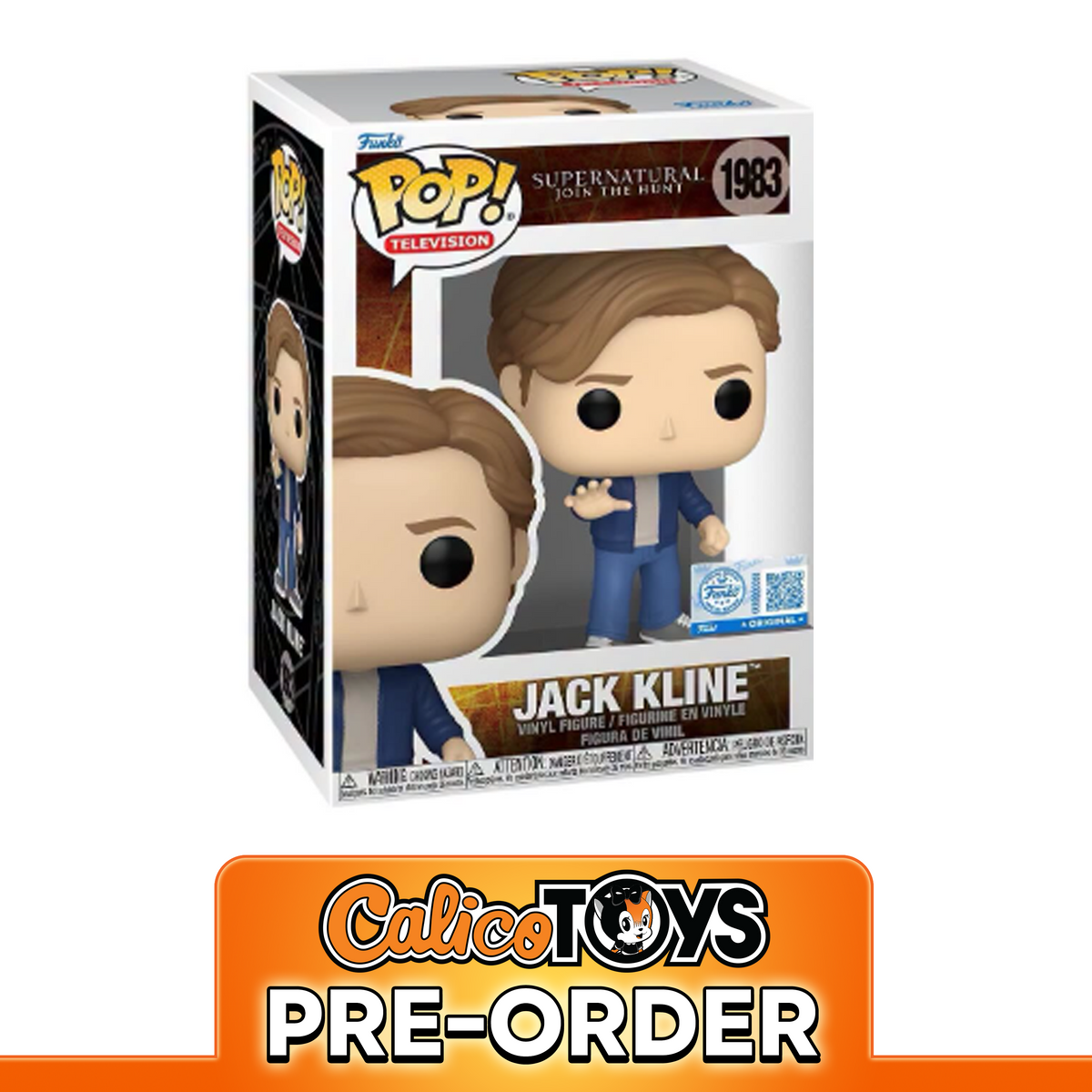 PRE ORDER Funko POP! Television: Supernatural Join The Hunt - Jack Kline #1983 (Funko Shop Exclusive)