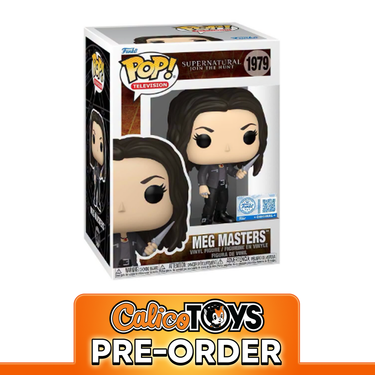 PRE ORDER Funko POP! Television: Supernatural Join The Hunt - Meg Masters #1979 (Funko Shop Exclusive)