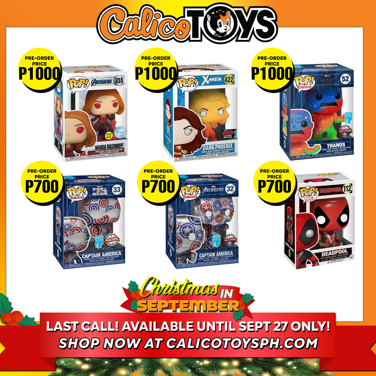PRE-ORDER POP! Marvel