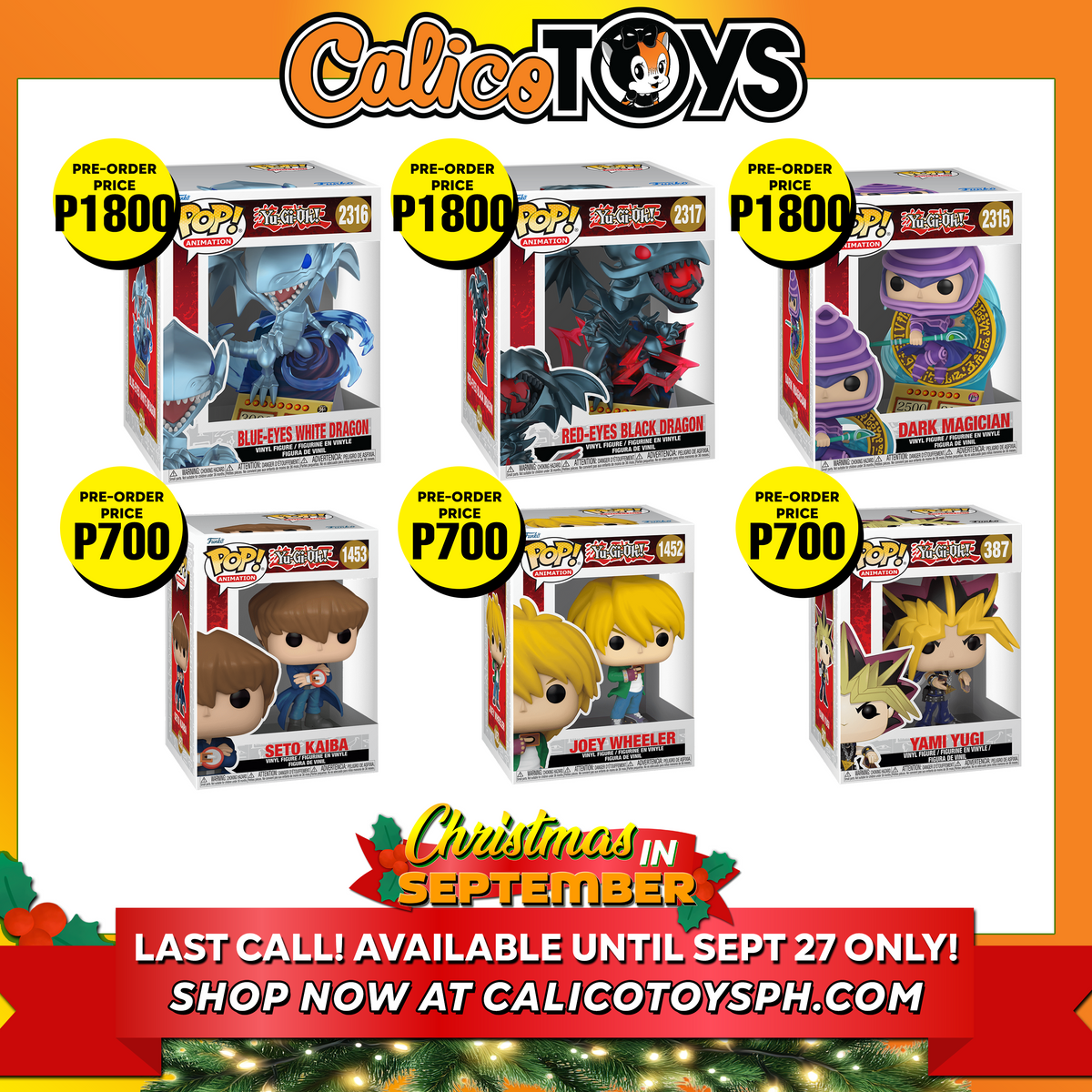 PRE-ORDER POP! Animation: Yu-Gi-Oh