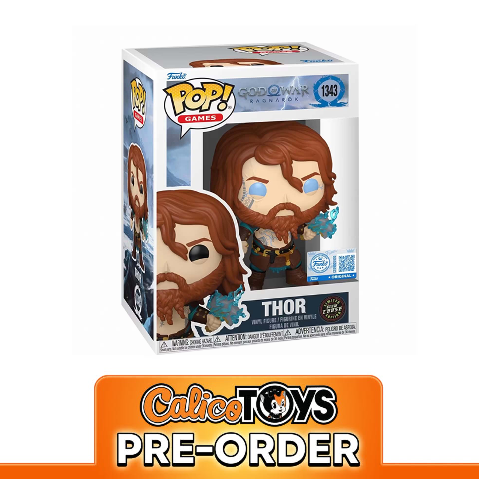 PRE ORDER POP! Games: God of War - Thor CHASE #1343 (Funko Shop Exclsuive)