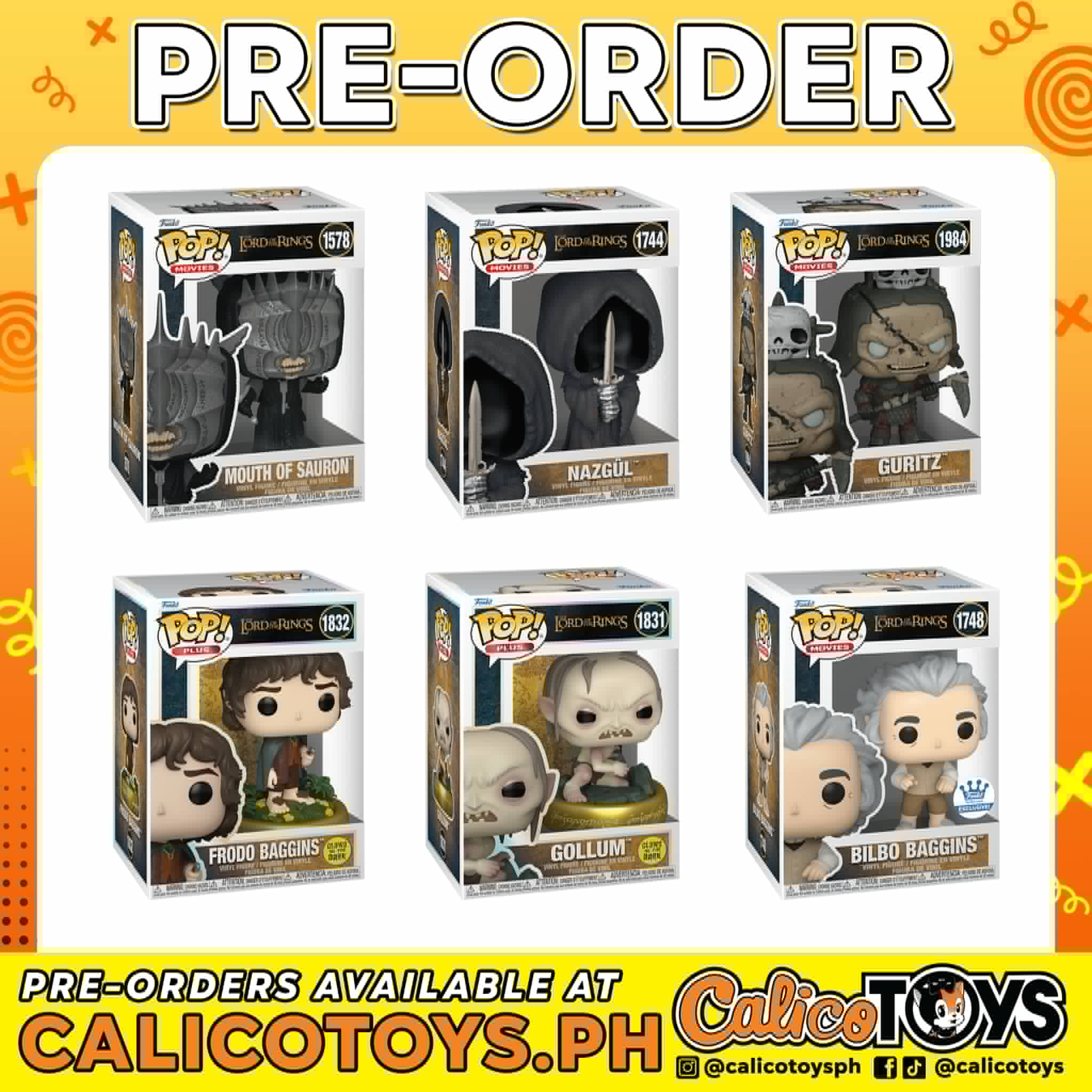 PRE-ORDER Funko POP! Movies: The Lord of the Rings