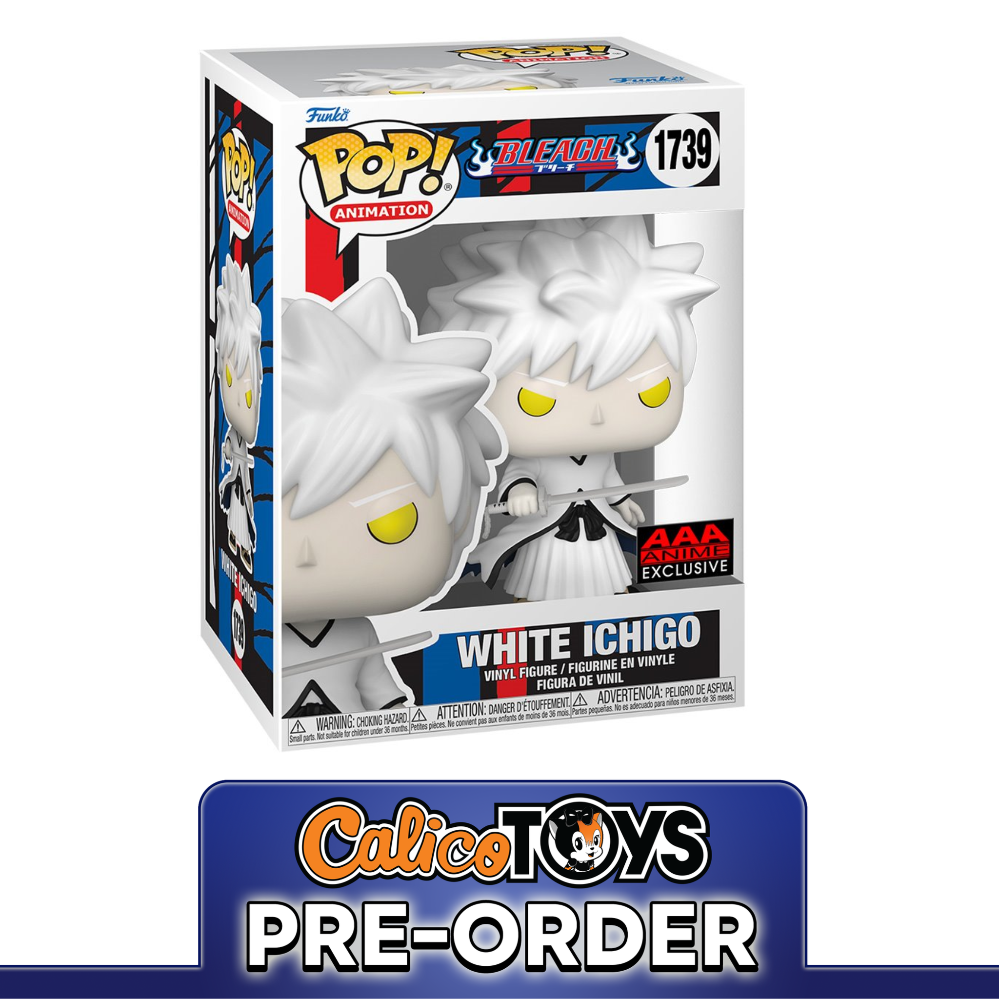 PRE ORDER Funko POP! Animation: Bleach - White Ichigo (AAA Exclusive) #1739