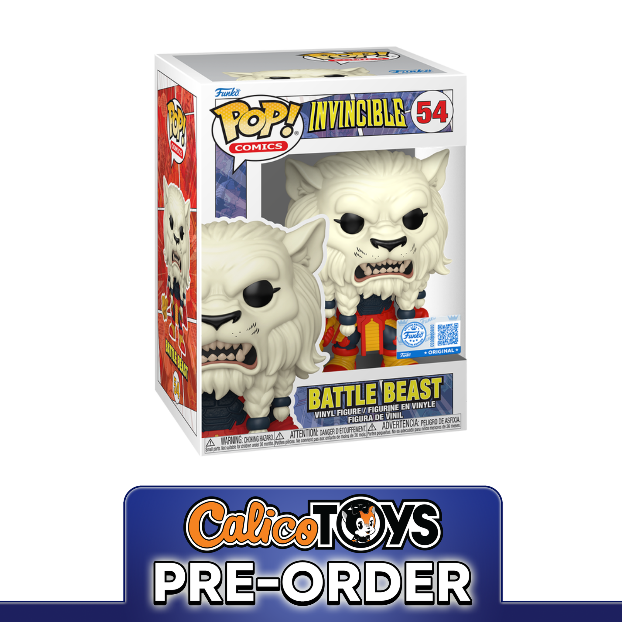 PRE-ORDER Funko POP! Comics: Invincible - Battle Beast #54 (Chalice Exclusive)