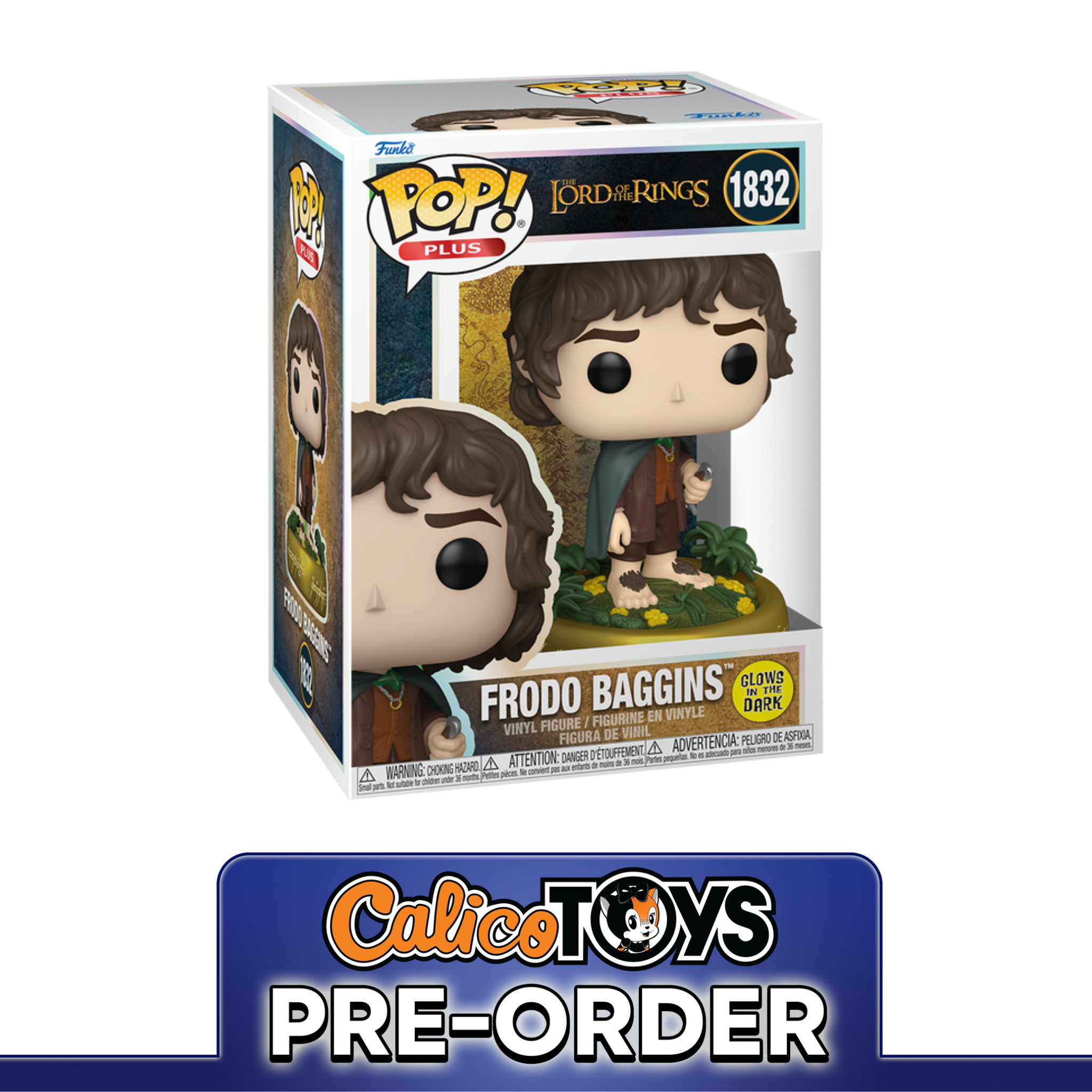 PRE-ORDER Funko POP! Plus Movies: The Lord of the Rings - Frodo Baggins GiTD #1832
