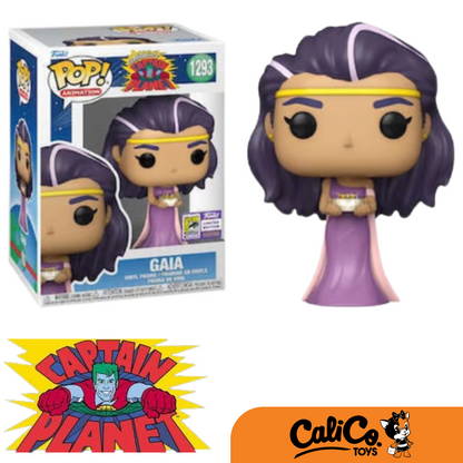 POP! Animation: The New Adventures of Captain Planet - Gaia (SDCC 2023) with Protector