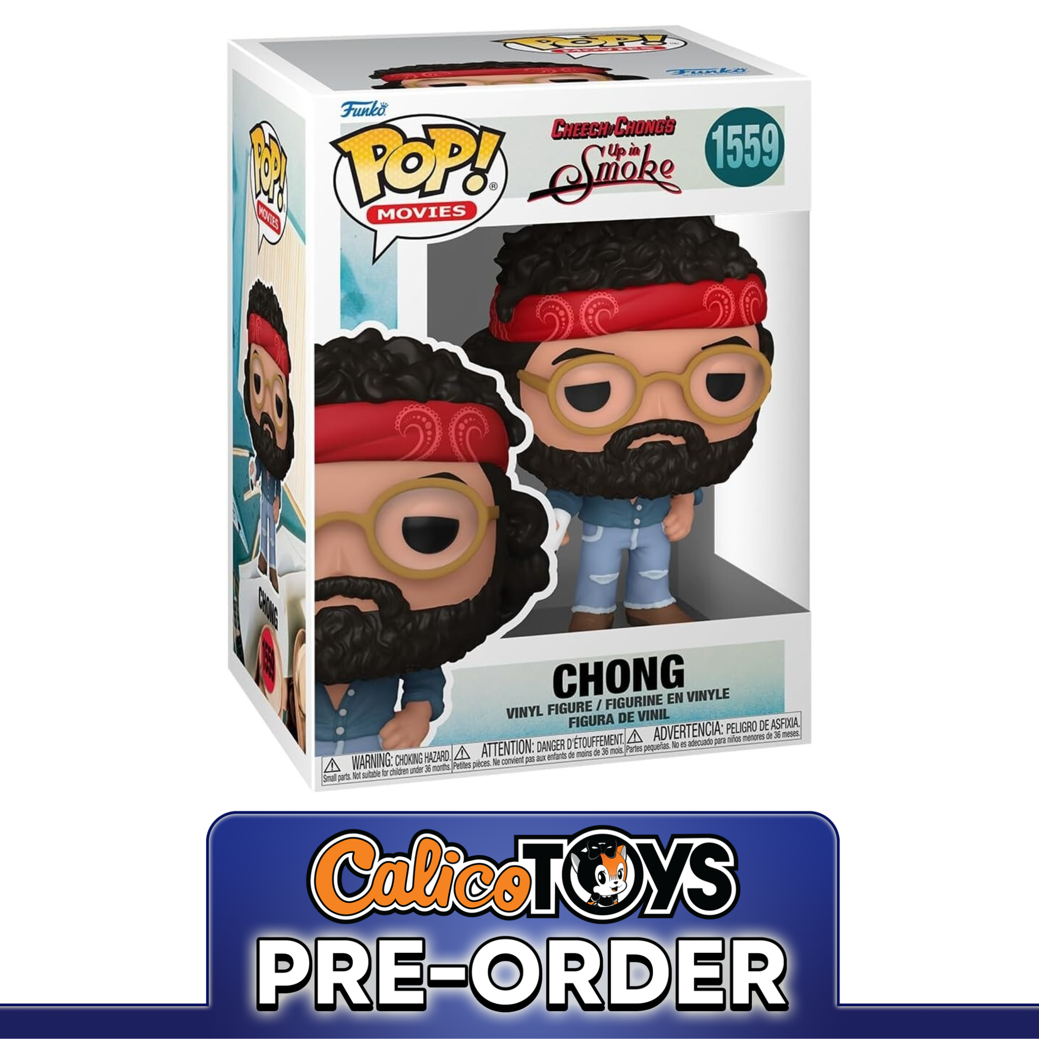 PRE ORDER Funko POP! Movies: Cheech & Chong's Up in Smoke - Chong #1559