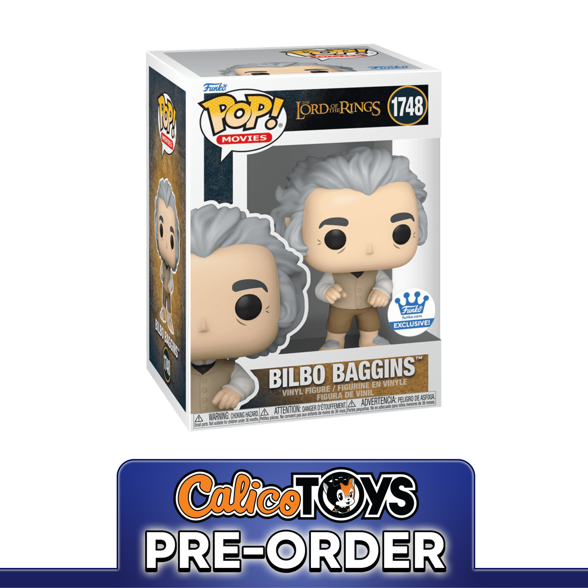 PRE-ORDER Funko POP! Movies: The Lord of the Rings - Bildo Baggings #1748 (Funko Shop Exclusive)