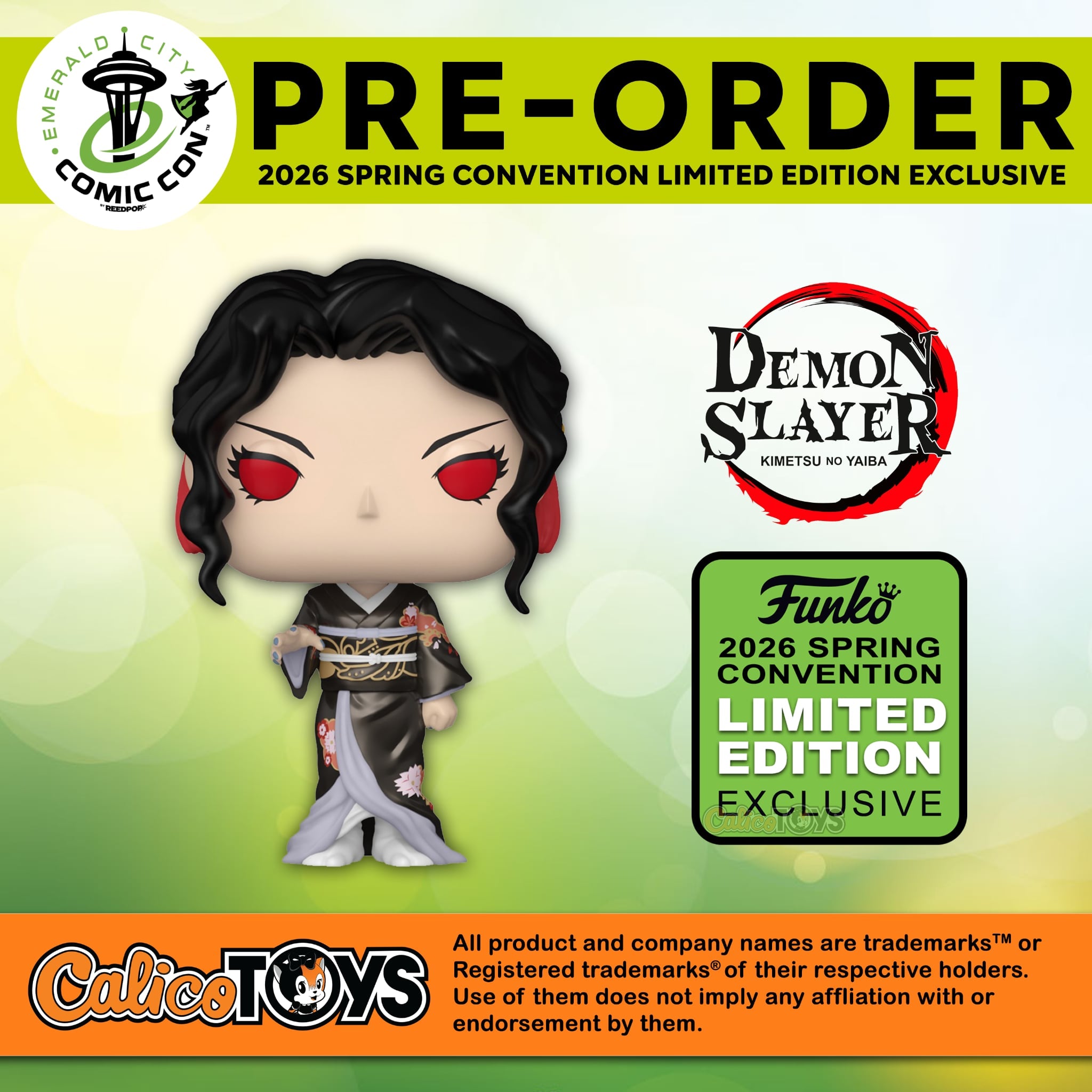PRE ORDER Funko POP! Animation: Demon Slayer - Muzan Kibutsuji Metallic (2026 Spring Convention Exclusive) #2196
