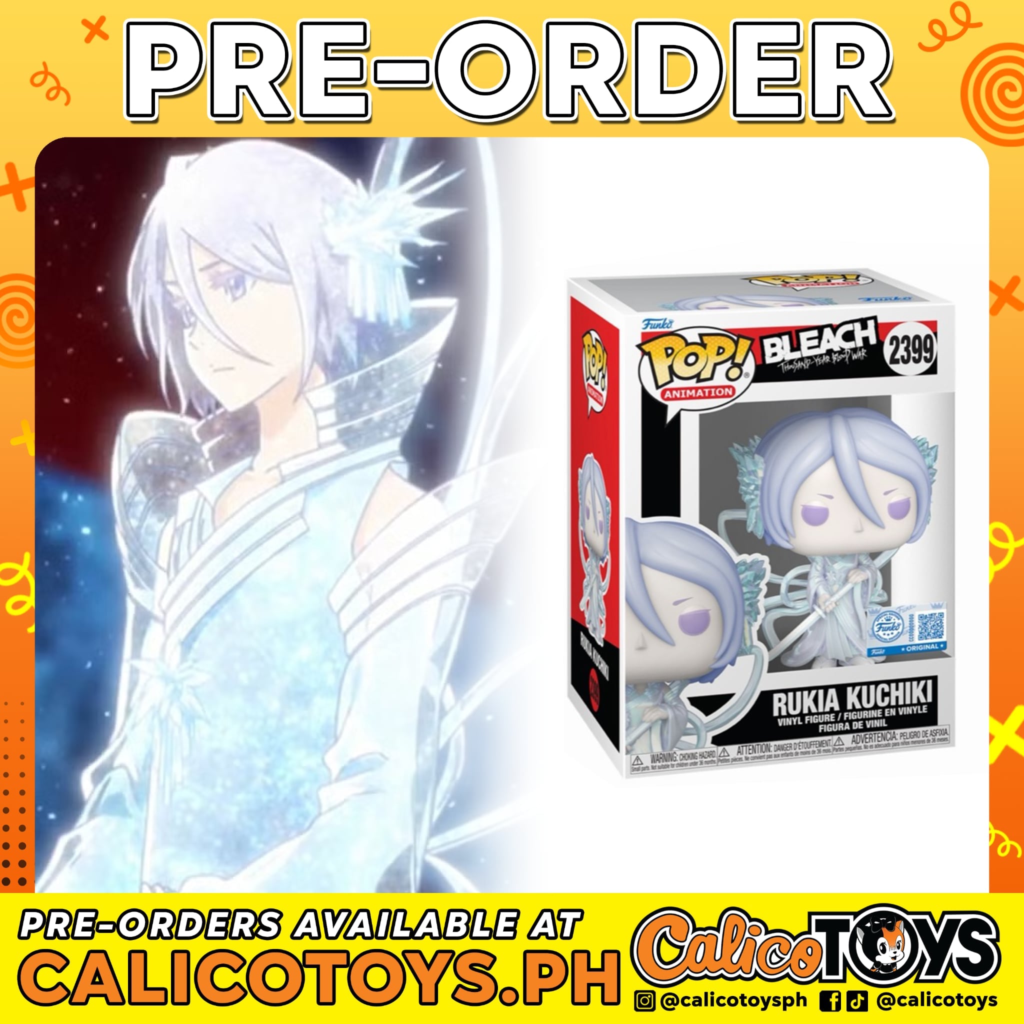 PRE ORDER - POP! Animation: Bleach - Rukia Kuchiki Bankai #2399 (Funko Shop Exclusive)