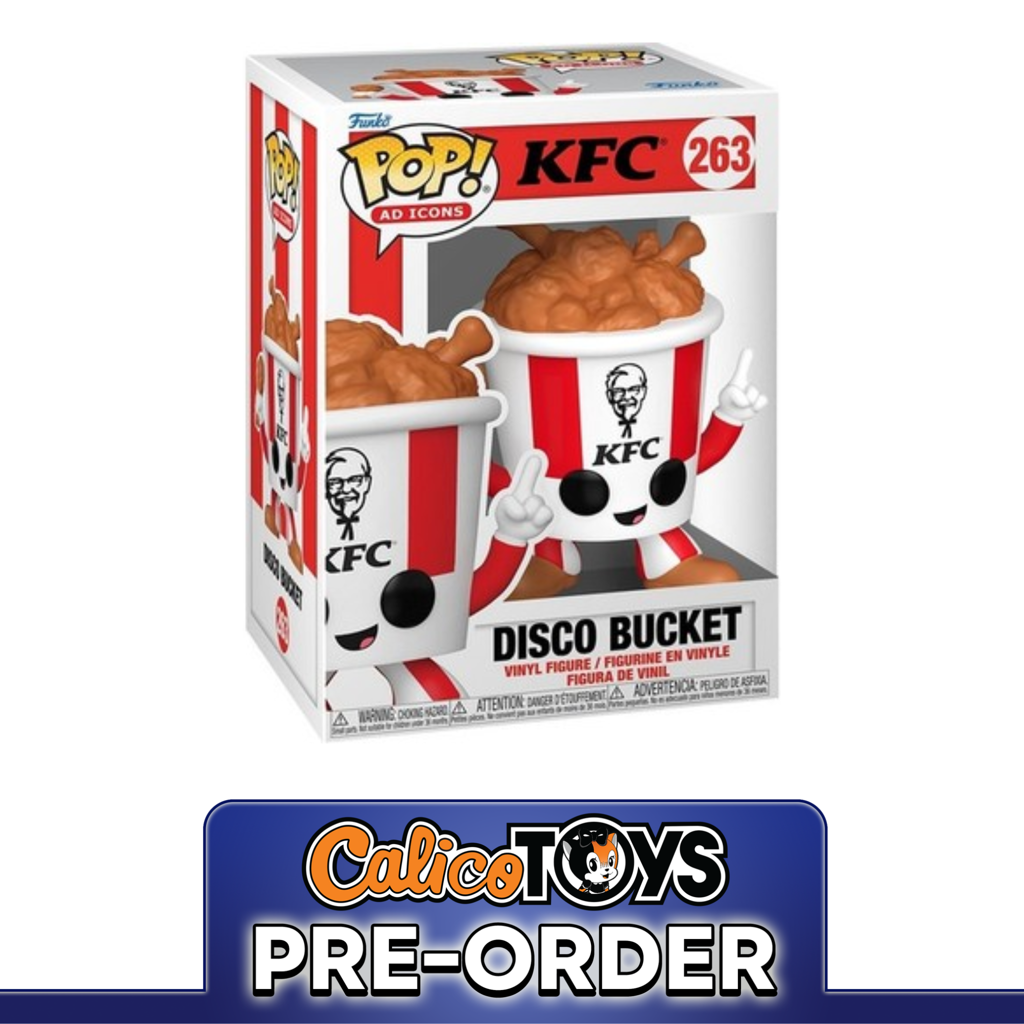 PRE-ORDER Funko POP! Ad Icons: KFC – Disco Bucket #263