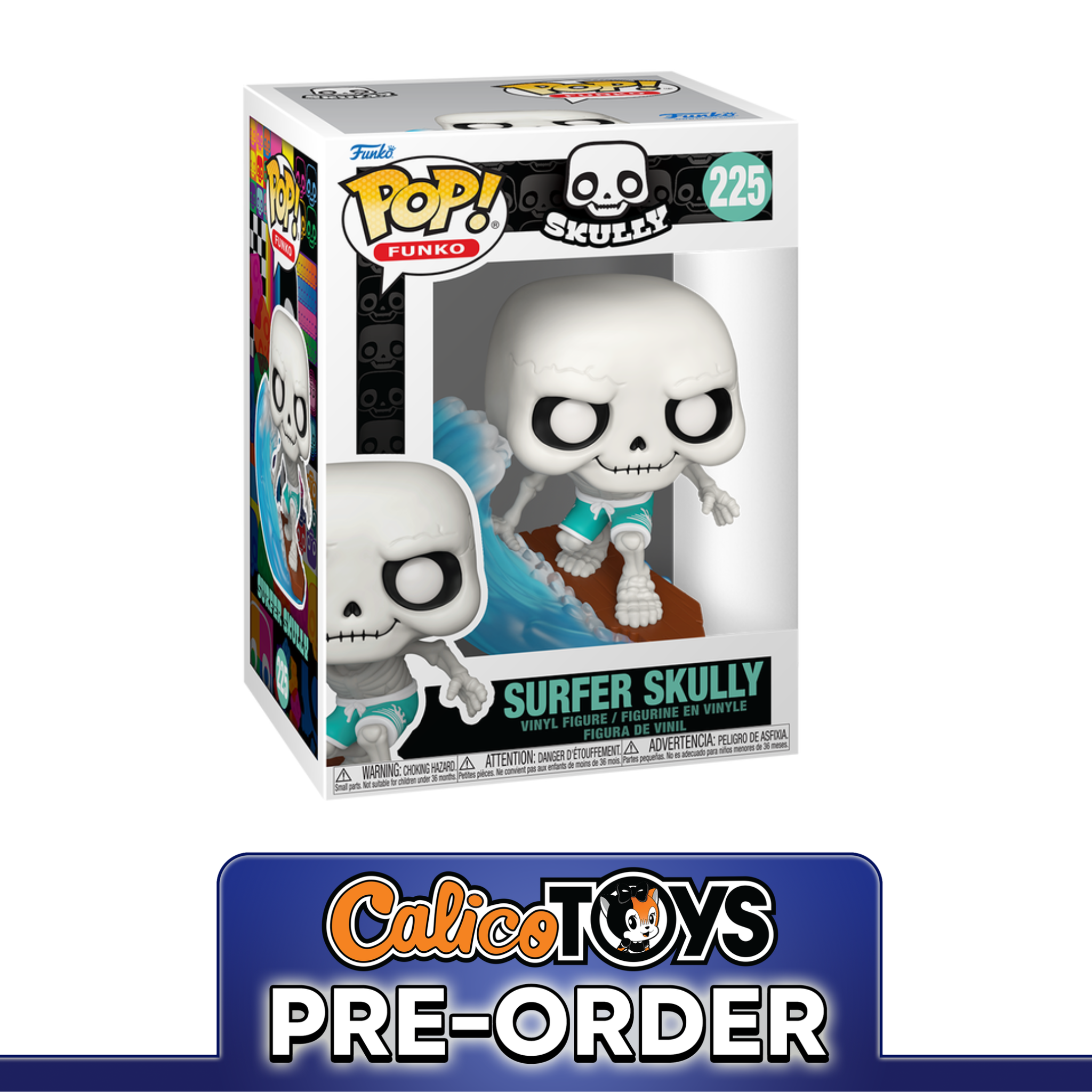 PRE-ORDER Funko POP! Skully - Surfer Skully #225