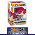 PRE ORDER Funko POP! Animation: Dragon Ball - Super Saiyan God Goku #2491 (Chalice Exclusive)
