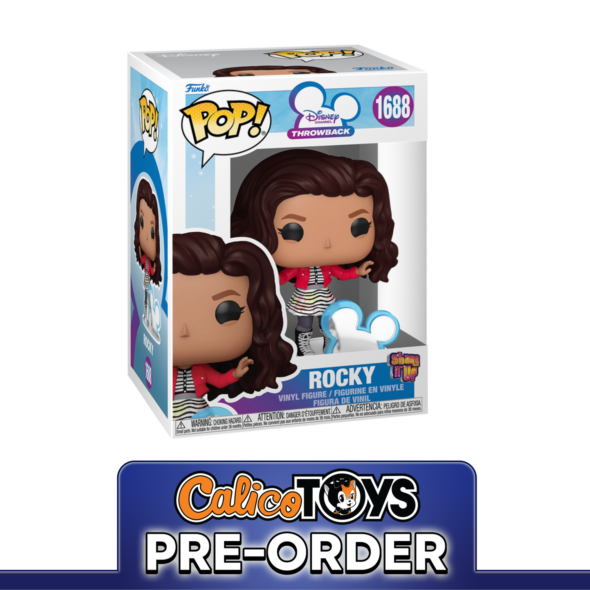 PRE-ORDER Funko POP! Disney Throwback: Rocky with Disney Icon #1688