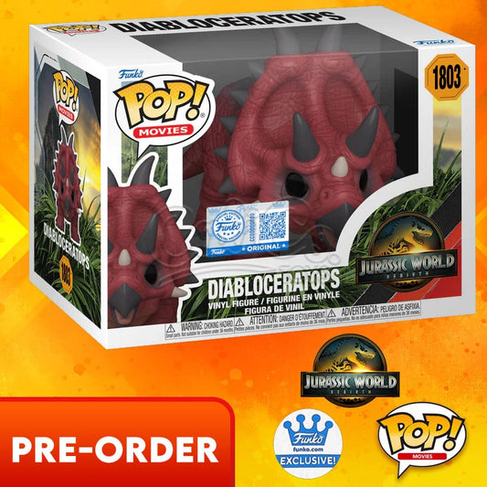 Funko POP! Movies: Jurassic World - Diabloceratops (Funko Shop Exclusive) #1803