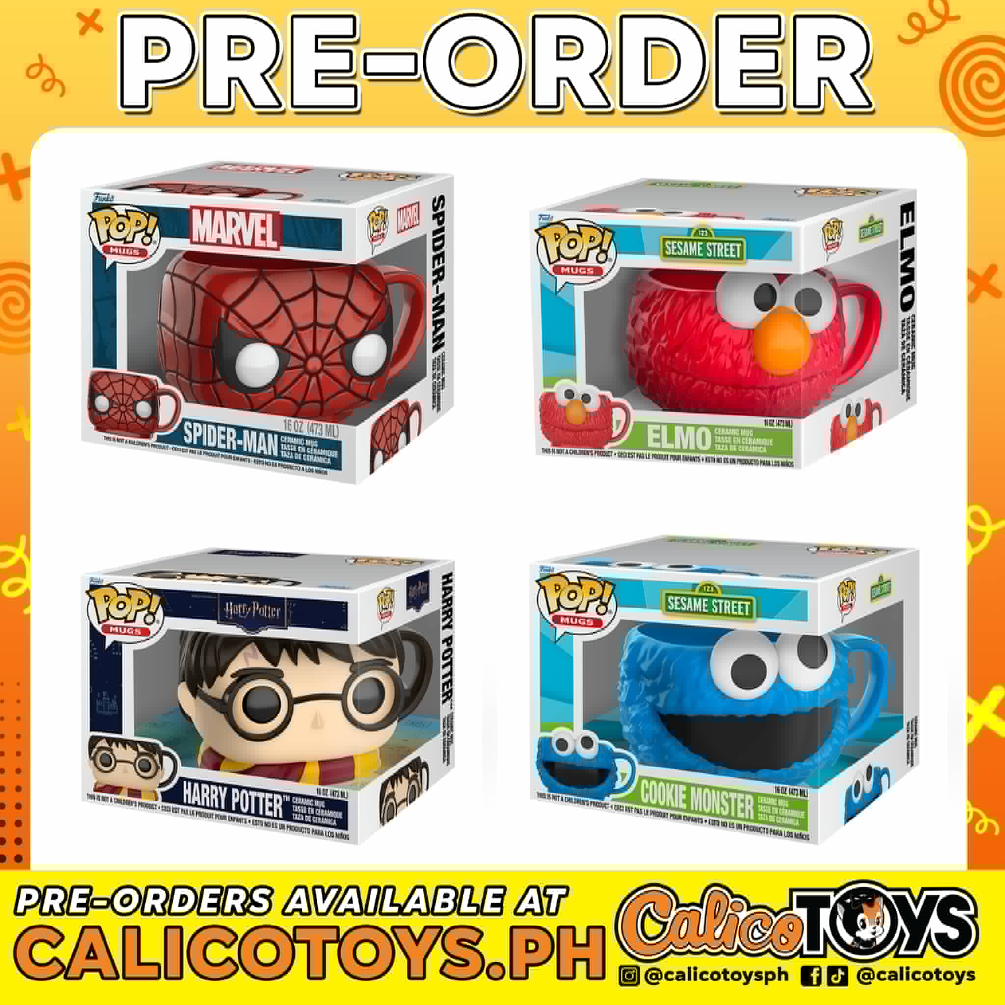 PRE-ORDER POP! Ceramic Mugs